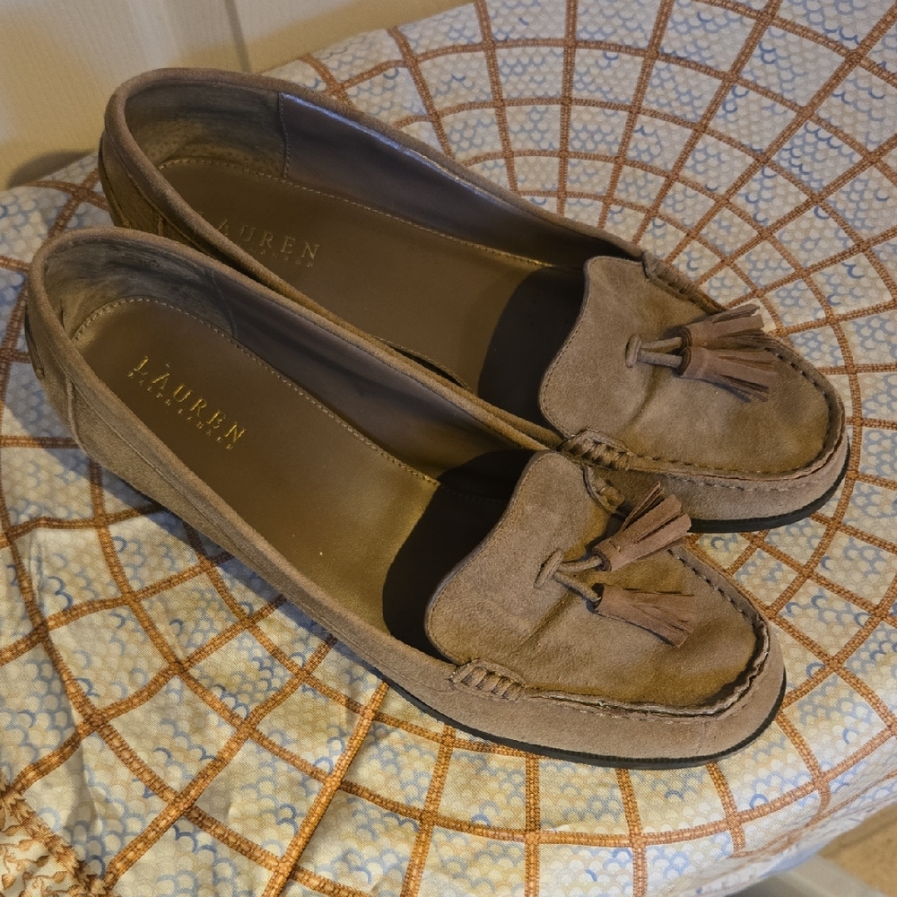 Ralph Lauren Women's Taupe Moccasins